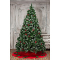 Елка новогодняя напольная, 210 см, Очарование, сосна, зеленая, хвоя леска + ПВХ пленка, 141210, ЕлкиТорг - фото 5