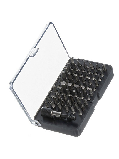 Набор бит Bartex, 61 шт, магнитный адаптер, CrV