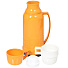Термос пластик, 1 л, узкая горловина, Daniks, колба стекло, оранжевый, 958-100TT-orng - фото 2