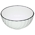 Салатник фарфор, круглый, 20х9 см, 1.6 л, Зефир, МФК, MFK21130