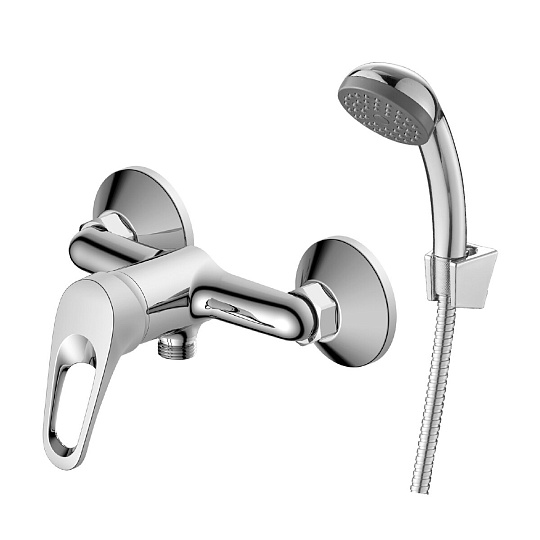 Смеситель одноручный для душа, картр. 35 мм, хром, DECOROOM, DR21056