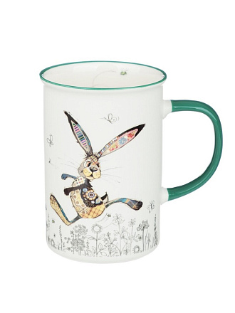 Кружка фарфор, 350 мл, Печворк, Millimi, 806-090, в ассортименте