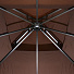 Шатер с москитной сеткой, коричневый, 3х3х2.75 м, четырехугольный, с двойной крышей, Green Days - фото 7