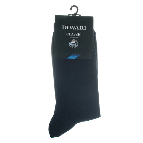 Носки для мужчин, хлопок, Diwari, Classic, 000, темно-синие, р. 27, 5С-08 СП