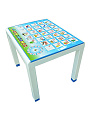 Столик детский пластик, 60х50х49 см, с деколью, голубой/синий, Стандарт Пластик Групп, 160-0057 - фото 4
