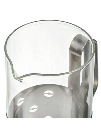 Френч-пресс 0.8 л, стекло, нержавеющая сталь, Caffe, 950082