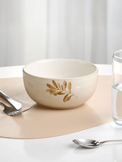 Салатник доломит, круглый, 13.7х6.6 см, 0.58 л, подарочная упаковка, Pollen, Daniks