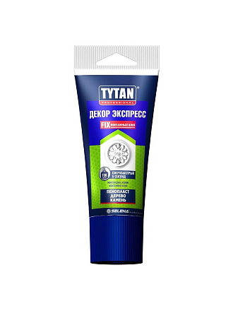 Клей Tytan, акриловый, универсальный, жидкие гвозди, белый, однокомпонентный, 210 мл, 16165, Декор экспресс