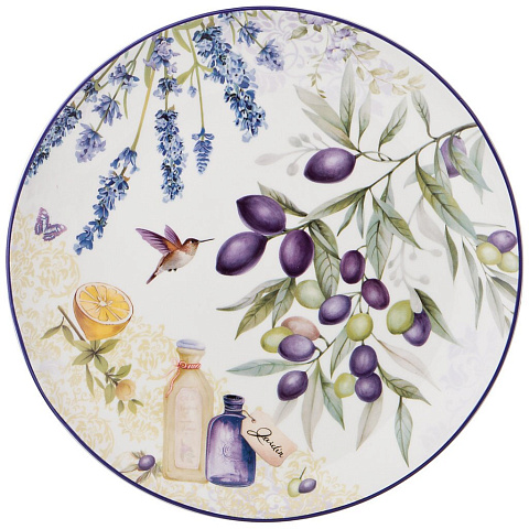 Набор тарелок обеденных Прованс оливки, 2 пр. 25,5 см, 104-601