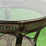 Мебель садовая Costa Brava, коричневая, стол, 81х81х76 см, 2 стула, подушка бежевая, 110 кг, IND09 - фото 2