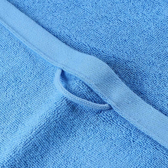 Полотенце банное 70х140 см, 100% хлопок, 550 г/м2, Chess Jacquard, Anilsan, ярко-голубое, Турция, 17-413970140