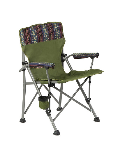 Кресло складное 67х66х94 см, Superb, зеленое, ткань, 120 кг, Green Days, YTBC082
