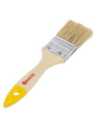 Кисть плоская, Bartex, Любитель, 38 мм, 1.5 '', рукоятка дерево, 1117115С