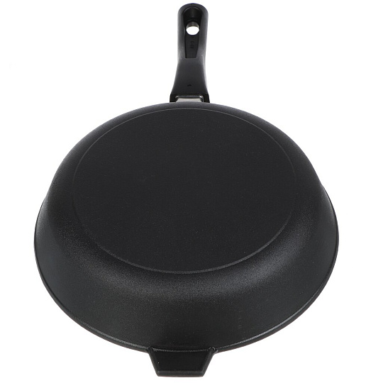 Сковорода чугун, 28 см, Камская посуда, съемная ручка, индукция, с8060