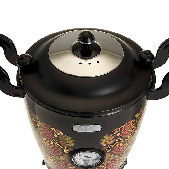 Самовар электрический Яромир, Рябина ЯР-1802, 4 л, 2300 Вт, скрытый нагревательный элемент, металл