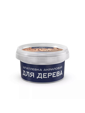 Шпатлевка Престиж, акриловая, по дереву, каштан, 0.3 кг