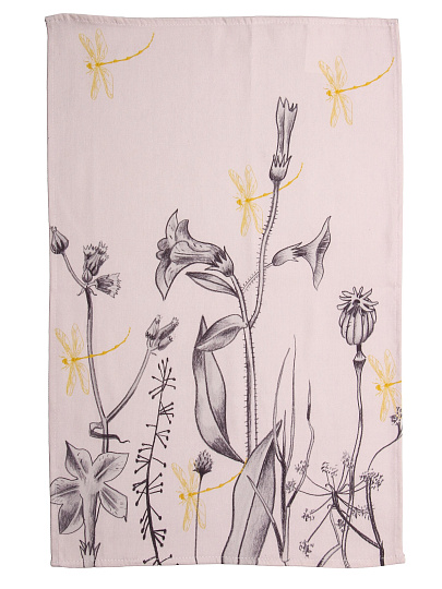 Полотенце кухонное 40х60 см, 100% хлопок, полевые цветы, Узбекистан, Узбекистан