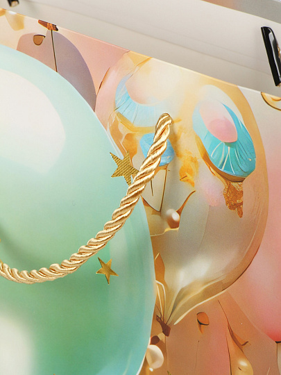 Пакет подарочный бумага, 31х12х42 см, в ассортименте, праздничный, Праздничный, Y4-8812