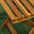 Стул садовый Green Days, Дуэт Wood, 38х53х82 см, дерево, складной - фото 4