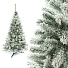 Елка новогодняя напольная, 150 см, Лена заснеженная, ель, зеленая, хвоя ПВХ пленка, J21-220 - фото 3