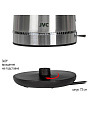 Чайник электрический JVC, JK-KE1720, 1.7 л, 2200 Вт, скрытый нагревательный элемент, нержавеющая сталь, пластик - фото 6