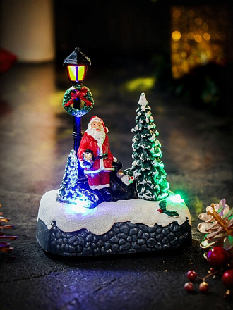 Фигурка декоративная 9.6х5.7х12.8 см, LED, батарейки 2ААА, IDCL221/5AD