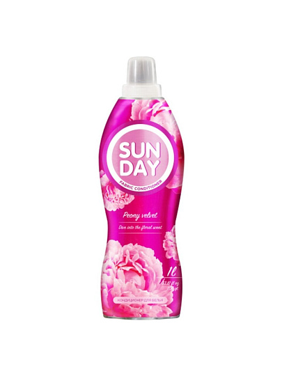 Кондиционер для белья Sunday, 1 л, Бархат Пиона