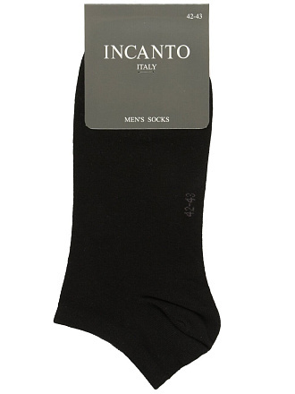 Носки для мужчин, х/б, Incanto, черные, 42-23, BU733019