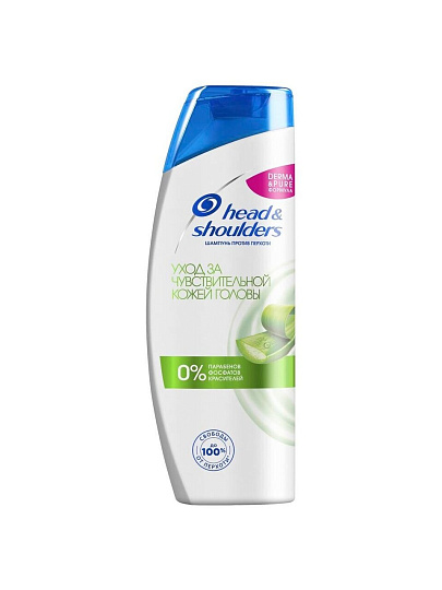 Шампунь Head &amp; Shoulders, Уход за чувствительной кожей, против перхоти, 400 мл