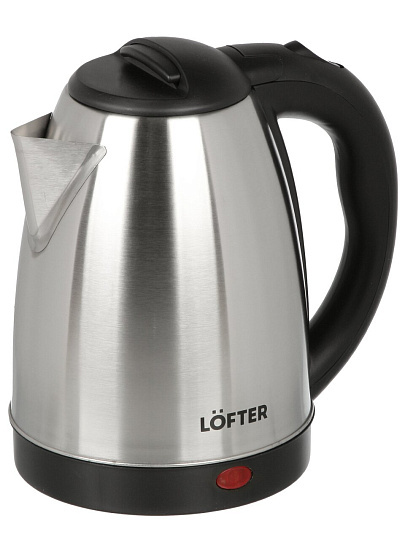 Чайник электрический Lofter, GMB (GLB-O1X118), 1.8 л, 1500 Вт, ск нагр элем, нерж