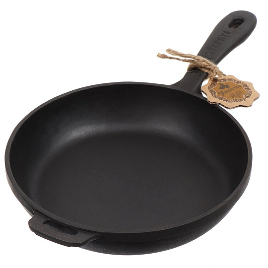 Сковорода чугун, 20 см, Maysternya, черная, индукция, T2011