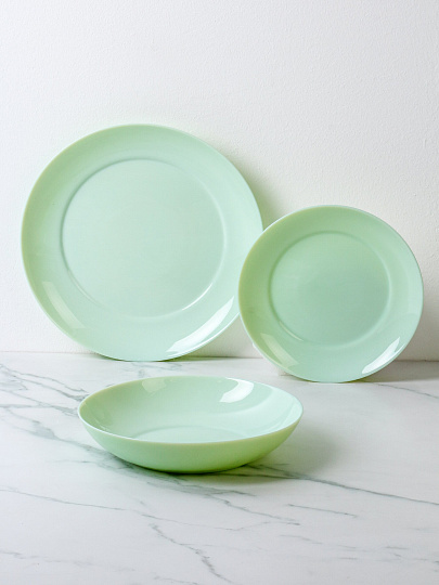 Сервиз столовый стекло, 18 предметов, на 6 персон, Luminarc, Apy Paradise Green, X1162