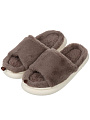Тапки для женщин, коричневые, р. 40-41, открытые, Bear, A210144