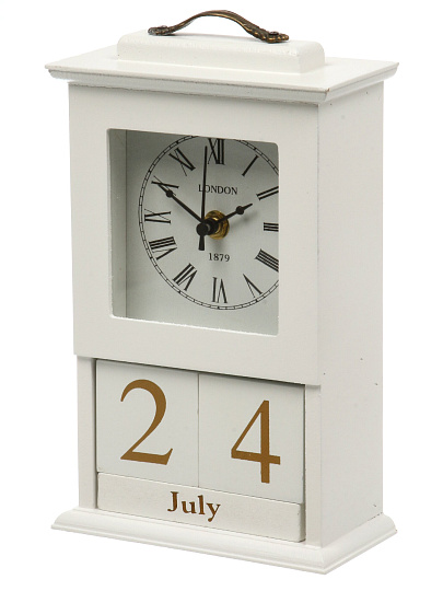 Часы настольные, 25х15х7.5 см, с календарем, Y4-6836