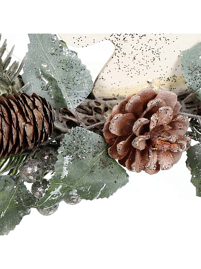 Композиция новогодняя подвесная 37 см, Олень, SYSGZSA-4623092