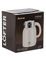 Чайник электрический Lofter, CX-K224-18W, белый, 1.6 л, 1500 Вт, скрытый нагревательный элемент, пластик - фото 13