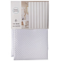 Штора для ванн 180х180 см, полиэстер, Ромбики, белая, STSC1012 - фото 2
