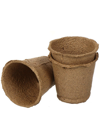 Горшок торфяной 80 мм, 20 шт, с улучшенным дном, ГазонCity