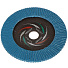 Круг лепестковый торцевой КЛТ1 для УШМ, LugaAbrasiv, диаметр 150 мм, посадочный диаметр 22 мм, зерн ZK100, шлифовальный - фото 2