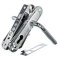 Замок врезной S-Locked, 162-40 мод. 247 SN/CP, 120623, ручка в комплекте, цилиндровый, универсальный, сатин/хром
