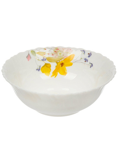 Салатник стеклокерамика, фигурный, 15х6 см, 0.4 л, Весна, МФК, MFK21201