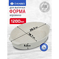 Форма для выпечки керамика, 28.2х18.7х5.2 см, 1.2 л, овальная, Daniks, Бежевый гранит, Y4-8737