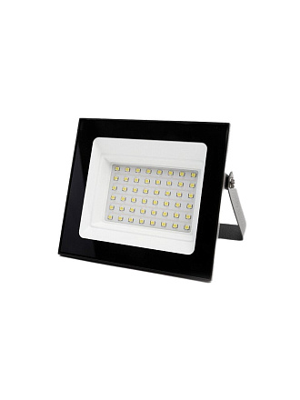 Прожектор светодиодный Ultraflash, LFL-5002 C02, 50 Вт, 6500 К, IP65, черный, 15126