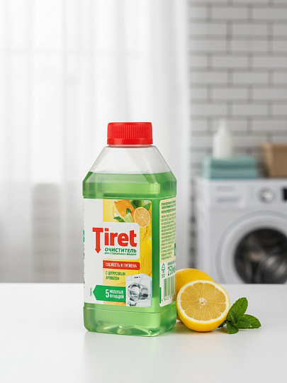 Очиститель Tiret, Лимон, для стиральной машины, 250 мл