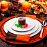 Тарелка десертная, фарфор, 18 см, круглая, Wilmax, WL-991005 / A - фото 3