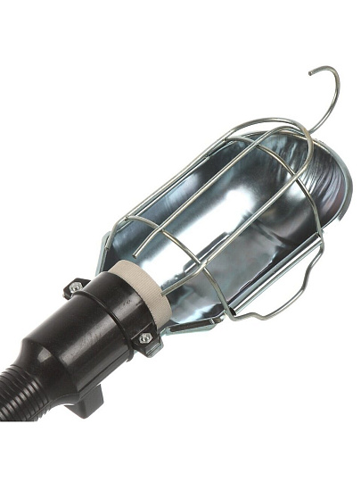 Светильник переносной 10 м, круглая вилка, черный, Старт, CLB 101-10M, 1425