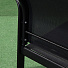 Мебель садовая Green Days, Эмили, черная, стол, 90х50х38 см, 2 стула, 1 диван, 140 кг, YTMT1030 - фото 5