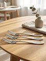 Вилка нержавеющая сталь, 3 предмета, столовая, Apollo, Goldy, GLD-23