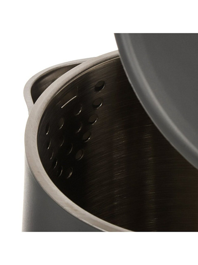 Чайник электрический Energy, E-215, серый матовый, 1.7 л, 1800 Вт, скрытый нагревательный элемент, нержавеющая сталь