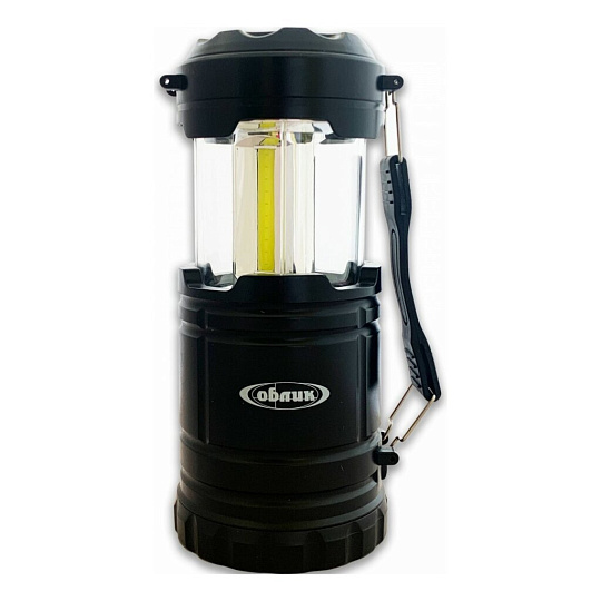Фонарь светодиодный кемпинговый, Облик, пластик, 4031 - 3 COB+1 LED (3*AA), УТ-00000744